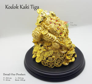 Benda Fengshui - Kodok Kaki Tiga
